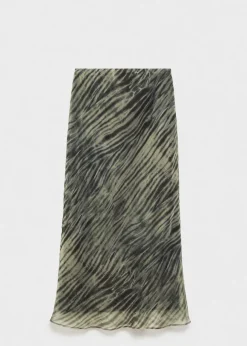 MANGO Spódnice*Spódnica z organzy z nadrukiem