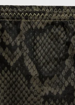 MANGO Spódnice*Spódnica z organzy ze zwierzęcym wzorem