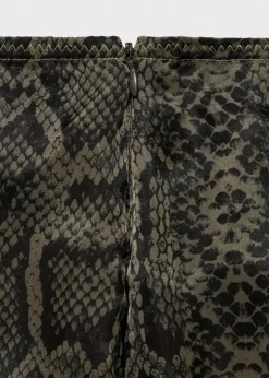 MANGO Spódnice*Spódnica z organzy ze zwierzęcym wzorem