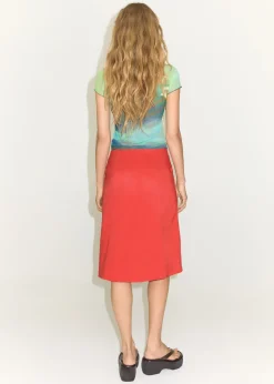 MANGO Spódnice*Spódnica z paskiem i guzikami