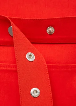 MANGO Spódnice*Spódnica z paskiem i guzikami