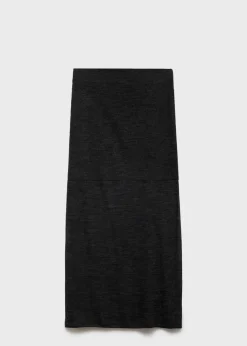 MANGO Spódnice*Spódnica z półprzezroczystej dzianiny