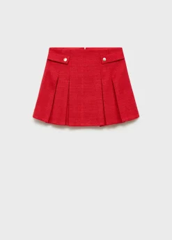 MANGO Spódnice*Spódnica z tweedu z zakładkami