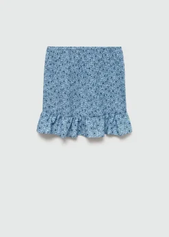 MANGO Spódnice*Spódnica ze wzorem i marszczeniem