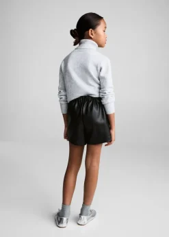 Dzieci MANGO Szorty I Spódnice*Spódnicospodnie z imitacji skóry