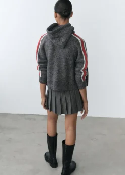 MANGO Spódnice*Spódnicospodnie z zakładkami w prążki