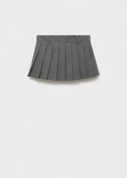MANGO Spódnice*Spódnicospodnie z zakładkami w prążki