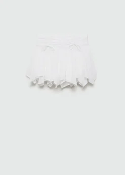 MANGO Spódnice*Spódniczka mini asymetryczna z wiązaniami