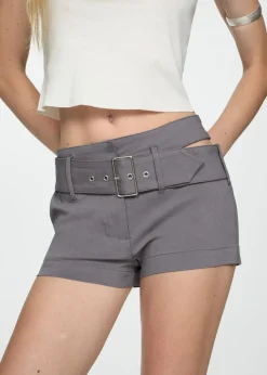 MANGO Krótkie Spodenki*Spodenki asymetryczny pasek