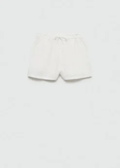 MANGO Krótkie Spodenki*Spodenki bawełniane z elastycznym pasem