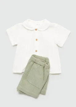 Dzieci MANGO Bermudy*Spodenki bawełniane z kieszeniami