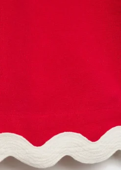 MANGO Krótkie Spodenki*Spodenki bawełniane z kontrastowym wykończeniem