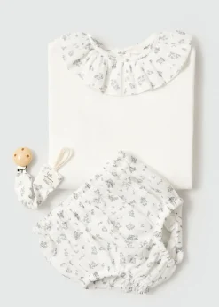 Dzieci MANGO Bermudy*Spodenki kwiatowy wzór