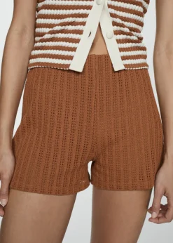 MANGO Krótkie Spodenki*Spodenki o prostym kroju z dzianiny