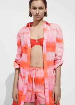 MANGO Krótkie Spodenki*Spodenki z nadrukiem i elastycznym pasem