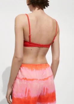 MANGO Krótkie Spodenki*Spodenki z nadrukiem i elastycznym pasem