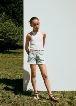 Dzieci MANGO Szorty I Spódnice*Spodenki z postrzępionymi nogawkami