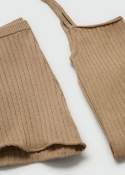 MANGO Piżamy|Piżamy*Spodenki z prążkowanej dzianiny