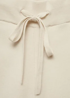 MANGO Krótkie Spodenki|Piżamy*Spodenki z prążkowanej dzianiny