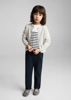 Dzieci MANGO Spodnie*Spodnie bawełniane z elastycznym pasem