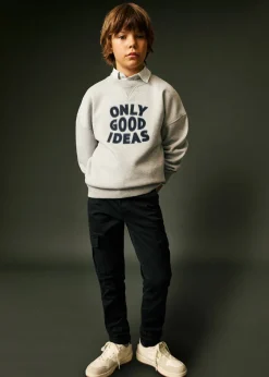 Dzieci MANGO Spodnie*Spodnie cargo straight fit