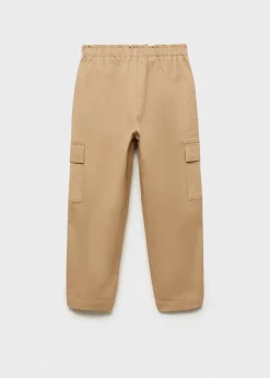 Dzieci MANGO Spodnie*Spodnie cargo z zaszewkami