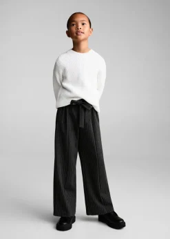 Dzieci MANGO Legginsy I Joggery*Spodnie culotte w paski
