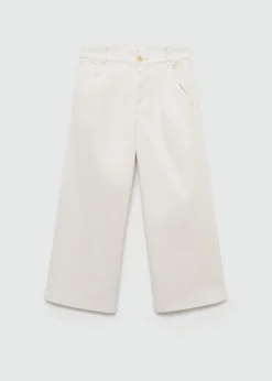 Dzieci MANGO Spodnie*Spodnie culotte z zaszewkami