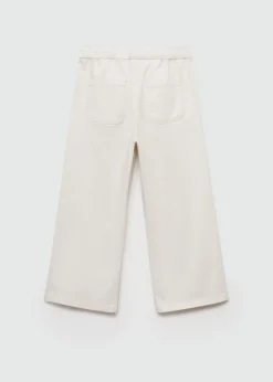 Dzieci MANGO Spodnie*Spodnie culotte z zaszewkami