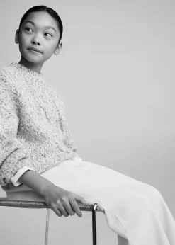 Dzieci MANGO Spodnie*Spodnie culotte ze sztruksu