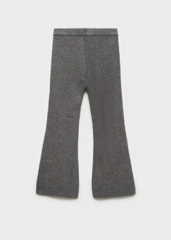 Dzieci MANGO Spodnie*Spodnie flare z lureksu