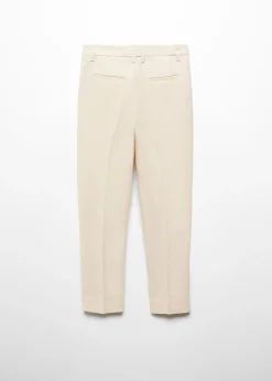 Dzieci MANGO Spodnie*Spodnie garniturowe lniane