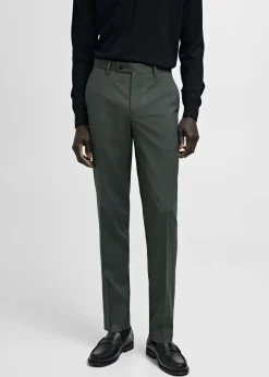 MANGO Spodnie|Spodnie*Spodnie garniturowe Milan w kratę księcia Walii