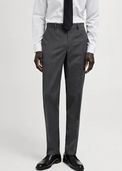 MANGO Spodnie|Spodnie*Spodnie garniturowe Milan slim fit