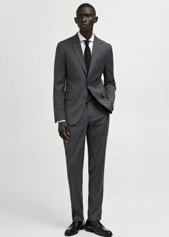 MANGO Spodnie|Spodnie*Spodnie garniturowe Milan slim fit