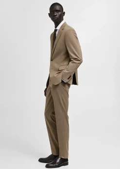 MANGO Spodnie|Spodnie*Spodnie garniturowe Milan w kratę księcia Walii