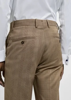 MANGO Spodnie|Spodnie*Spodnie garniturowe Milan w kratę księcia Walii