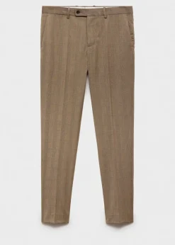 MANGO Spodnie|Spodnie*Spodnie garniturowe Milan w kratę księcia Walii