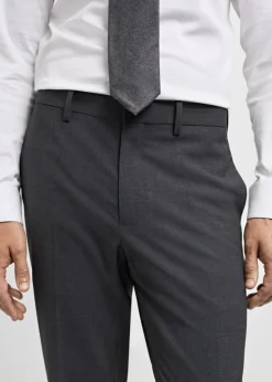 MANGO Spodnie|Spodnie*Spodnie garniturowe París super slim fit