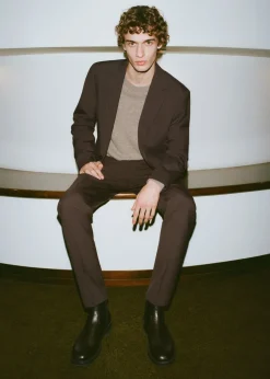 MANGO Spodnie|Spodnie*Spodnie garniturowe París super slim fit