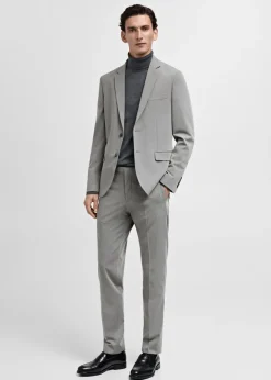 MANGO Spodnie|Spodnie*Spodnie garniturowe París super slim fit