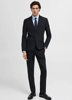 MANGO Spodnie|Spodnie*Spodnie garniturowe París super slim fit