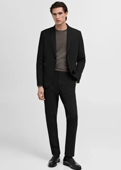 MANGO Spodnie|Spodnie*Spodnie garniturowe París super slim fit