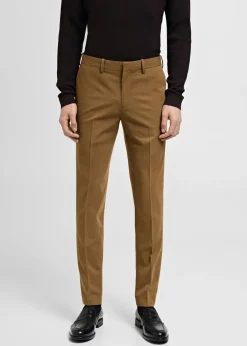 MANGO Spodnie|Spodnie*Spodnie garniturowe París super slim fit