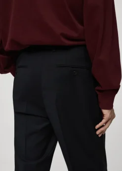 MANGO Spodnie|Spodnie*Spodnie garniturowe regular fit z mieszanki wełny