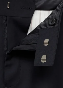 MANGO Spodnie|Spodnie*Spodnie garniturowe regular fit z mieszanki wełny