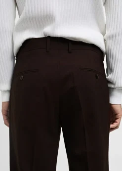 MANGO Spodnie|Spodnie*Spodnie garniturowe regular fit z 100% wełny