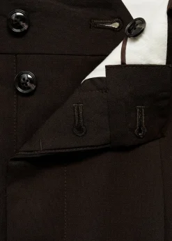 MANGO Spodnie|Spodnie*Spodnie garniturowe regular fit z 100% wełny