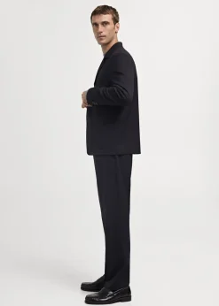 MANGO Spodnie|Spodnie*Spodnie garniturowe slim fit z wełny w paski