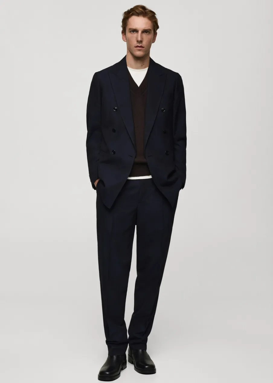 MANGO Spodnie|Spodnie*Spodnie garniturowe slim fit